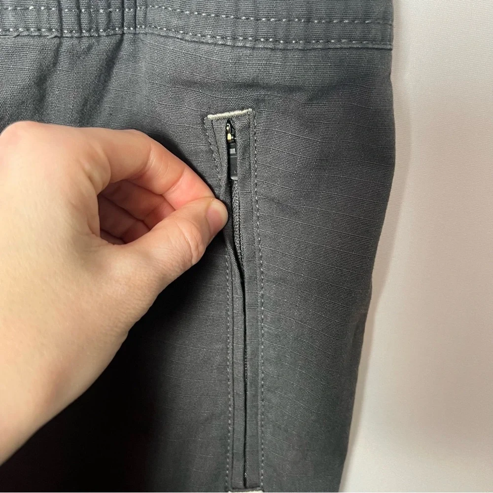 L.L Bean Mens Explorer Ripstop Pants Comfort Waist Tapered XL 32” Gray Gorpcore - Picture 4 of 11